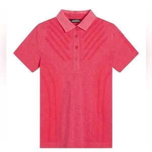 J.Lindeberg  Azalea Seamless Ladies
Golf Polo Shirt Vibrant Red L